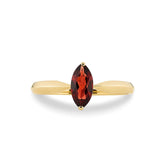 Garnet Solitaire Dress Ring - Dracakis Jewellers